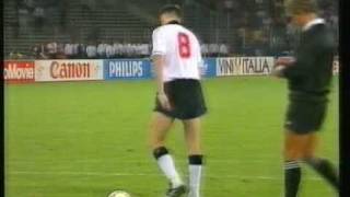 England v Germany penalties 1990 World Cup semifinal [upl. by Enneire903]