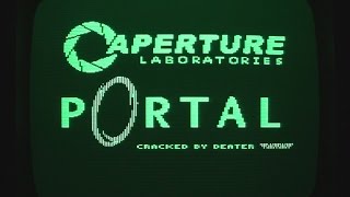 Playing the Apple II version of Portal on a IIe [upl. by Wenn]