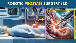 How Robotic Prostate Surgery Is Performed  Robot Assisted Prostatectomy 3D Animation [upl. by Kayley]