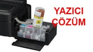 Epson l386 hortumlar hava yapmış nasıl yapılır Epson printer error [upl. by Vite]