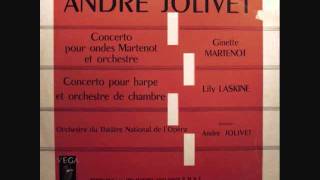 André Jolivet Concerto For Ondes Martenot and Orchestra Ginette Martenot [upl. by Akimit]