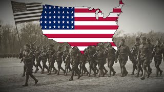 The Last Long Mile  US WW1 Army Marching Song Lyric Video [upl. by Aitnom]