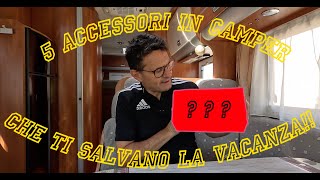 51 ACCESSORI SALVAVACANZA IN CAMPER [upl. by Anairol]