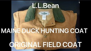 【秋冬のアウター】エルエルビーンのフィールドコートの紹介をします。【LLBean Field Coat】【ハンティング】 [upl. by Aihsital]