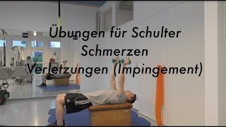 Schulter Schmerzen Impingement Syndrom die 5 Besten Übungen Physiotherapie [upl. by Christi228]