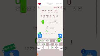 Cryptogram Level 39 Letters and Numbers [upl. by Atenahs]