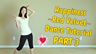 Happiness Red Velvet Mirrored Dance Tutorial Part 3 [upl. by Ahsitul911]