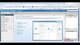 Lesson 6  vSphere Web Client 55 [upl. by Sinegold]