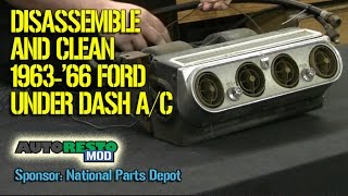 Disassembly of Ford Mustang falcon 1964 1965 1966 Under dash air conditioner Episode 262 Autorestomo [upl. by Elnore284]