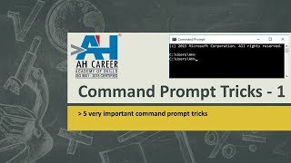 4 Command Prompt Tricks  1 [upl. by Glantz]