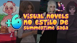 6 Jogos como Summertime Saga [upl. by Pejsach]