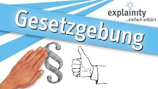 Gesetzgebung einfach erklärt explainity® Erklärvideo [upl. by Jaqitsch]