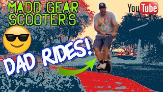 Madd Gear Scooter Review  KRUZER 200 amp CARVE PRO  Dad Found the Perfect Scooter to Ride with Kids [upl. by Logan]