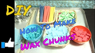 How to make Wax Chunks For Designer Candles [upl. by Damick]