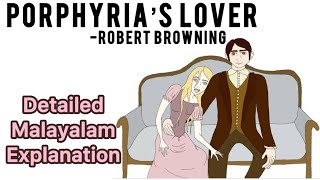 Porphyria’s Lover by Robert browning in Malayalam  Poem meg01 britishpoetry robertbrowning [upl. by Ennair]