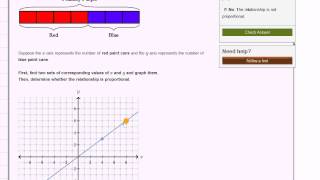 Analyzing and identifying proportional relationships ex1 [upl. by Aneet]