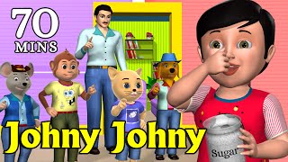 Johny Johny Yes Papa Nursery Rhyme  Kids Songs  3D Animation English Rhymes For Children [upl. by Coralyn563]