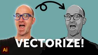 How to Vectorize an Image in Illustrator  Updated for 2024 [upl. by Rose]