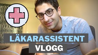 En dag på jobbet som läkarassistent  Läkarstudent VLOGG [upl. by Elram814]