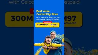 Get ready to enjoy the best experience with FREE 6 months CelcomDigi fibre 300Mbps 🔥 [upl. by Ahseel707]