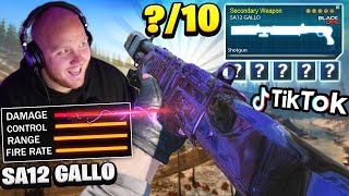 TIKTOK SA12 GALLO IS INSANE YOU NEED TO TRY THIS RATING WARZONE WEAPONS [upl. by Sihtnyc584]