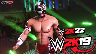 Rey Mysterio 97 WWE 2K19 Backport Mod Entrance  4K 60 FPS Ultra [upl. by Myrtle]