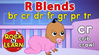 Beginning Consonant Blends with R  Learn to Read br cr dr fr gr pr tr  Rock ’N Learn [upl. by Aivan647]