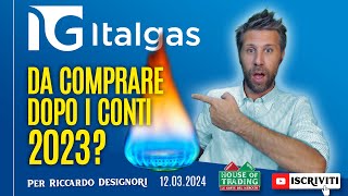 Azioni Italgas da comprare o vendere in Borsa [upl. by Kcirderf]