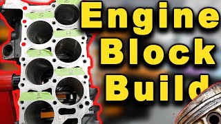 How To Assemble an Engine Block with Upgrades [upl. by Hallett]