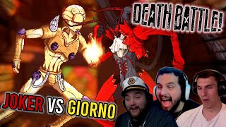 Phantom Wind  Joker Vs Giorno Death Battle Reaction [upl. by Sikram990]