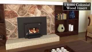 TR004 Colonial Wood Stove Insert [upl. by Aisercal]