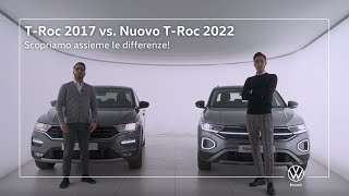 TRoc 2017 vs Nuovo Volkswagen TRoc 2022 Scopriamo insieme le differenze [upl. by Aicenra66]