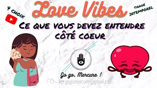 LOVE VIBES 🩶  CE QUE VOUS DEVEZ ENTENDRE 🔮 4 CHOIX ✨ Tirage Intemporel 🧿 [upl. by Haida325]