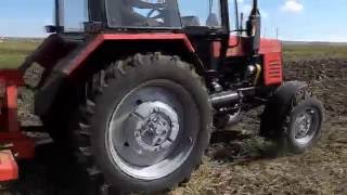 Tractor MTZ 820 cu scarificator pu tractor 80 hp OZDOKEN [upl. by Giffard]