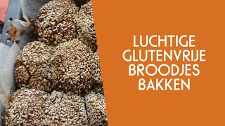 Luchtige glutenvrije broodjes bakken [upl. by Adall]