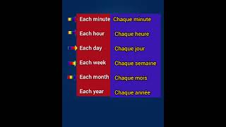 Prononciation des Phrases Anglaises  Each Day Each Hour Each Month [upl. by Anined895]