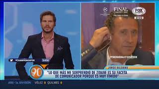 90 minutos de fútbol 30 de Mayo 2017 Con Jorge Valdano increíbles anécdotas con Ruggeri [upl. by Cutcliffe]