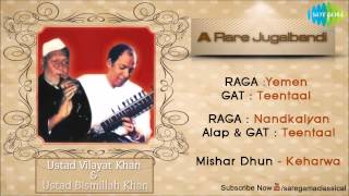 A Rare Jugalbandhi  Hindustani Classical Instrumental Jukebox  Vilayat Khan Bismillah Khan [upl. by Lessur]