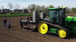 Wilgen planten in de Betuwe van Aalsburg BV  meer dan 300000 kg Co2 vastlegging [upl. by Trik]