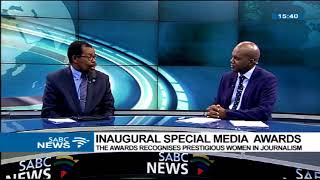 DR TA Ralekholela on the inaugural Special Media Awards [upl. by Juan]