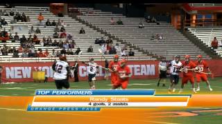 Orange Press Pass  April 14 2015  Syracuse vs Hobart [upl. by Erlinna]