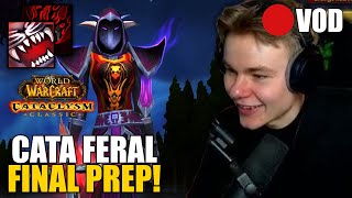 GETTING READY FOR CATA LAUNCH Feral Druid PvP FULL VOD [upl. by Alsi]