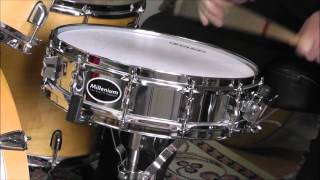 Snare Drum Comparison Mapex Sonor Gretsch Basix Millenium [upl. by Gallager]