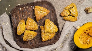 Easy And Chewy PUMPKIN GINGER amp SCONES  Recipesnet [upl. by Eenimod]