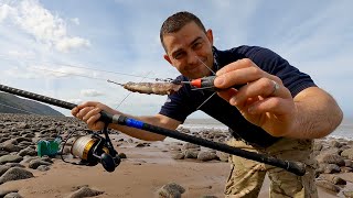 Sea Fishing UK  Shore Fishing in the Bristol Channel  The Fish Locker [upl. by Ymij]