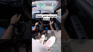 Tutorial masuk parkir mobil nanjak spiral  melingkar  Tutorial mobil manual [upl. by Leor273]