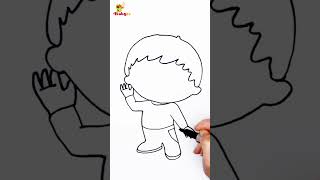 ¡Cómo Dibujar a Charlie 🎨  Coloreando y Dibujando para Niños shortskids [upl. by Jenesia]