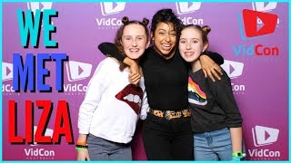 VIDCON AUSTRALIA 2017  We met LIZA KOSHY  Millie and Chloe [upl. by Arod]