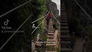 Ferrata el Turríon Comares [upl. by Sarilda962]