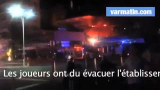 Violent incendie au Casino de jeux de SaintRaphaël [upl. by Avot]